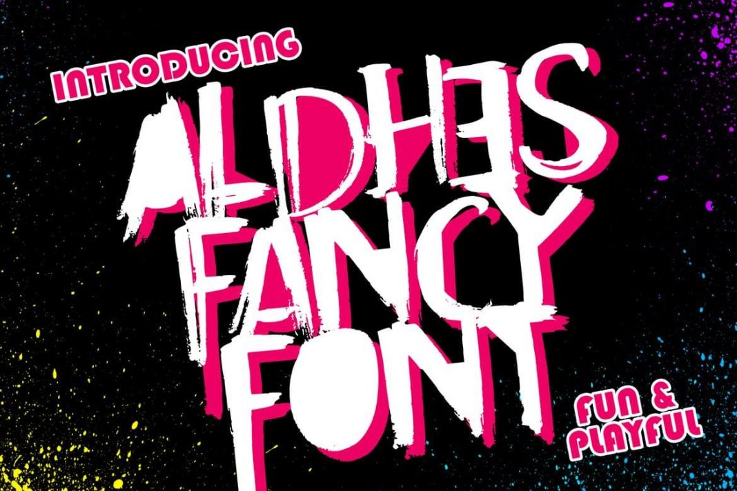 Aldhes Fancy Font