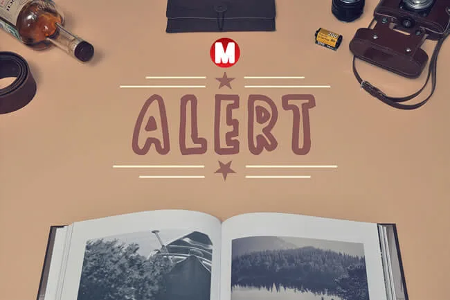 Alert Font