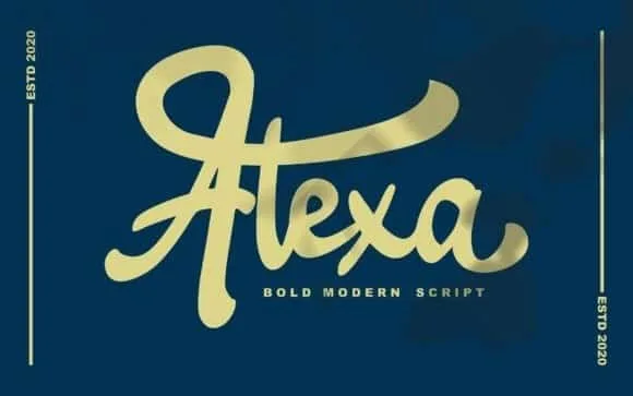 Alexa Script Font