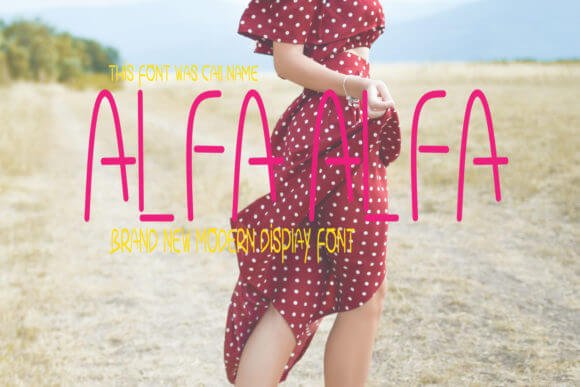 Alfa Alfa Font