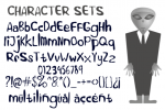 Alien Learns to Write Font