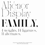 Aliénor Display Font