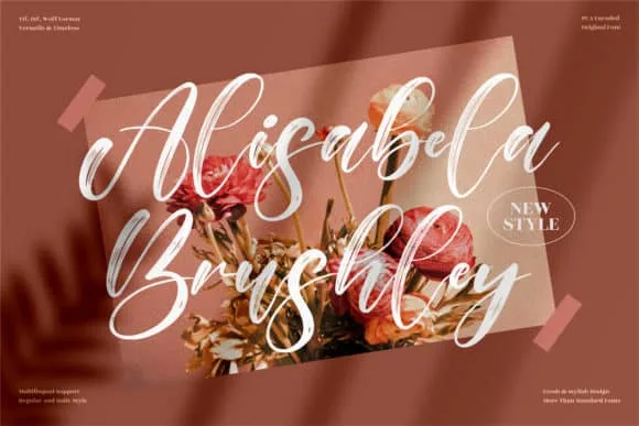 Alisabela Brushley Font Alisabela Brushley Font