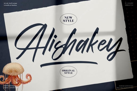Alishakey Script Font