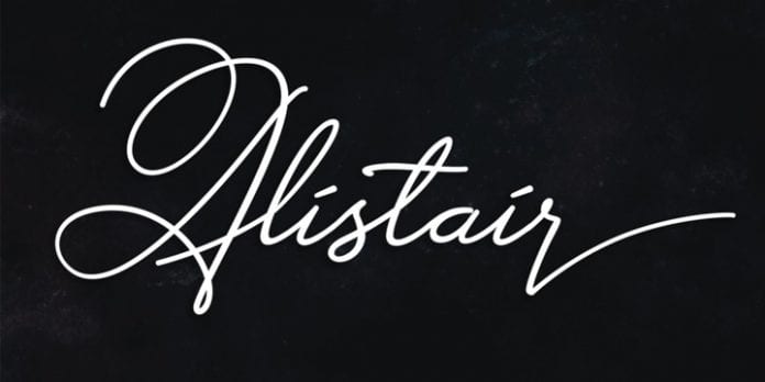Alistair Signature Font