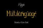 Aliyo Script Font