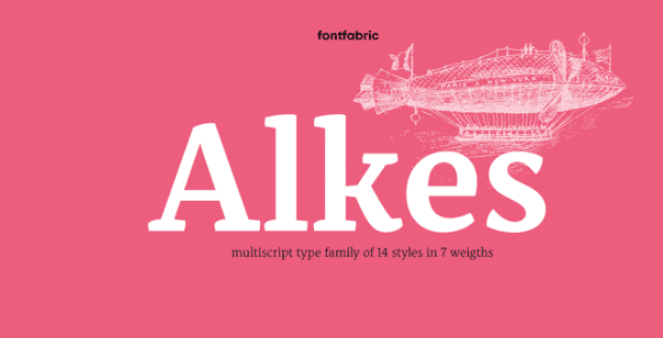Alkes Font Family