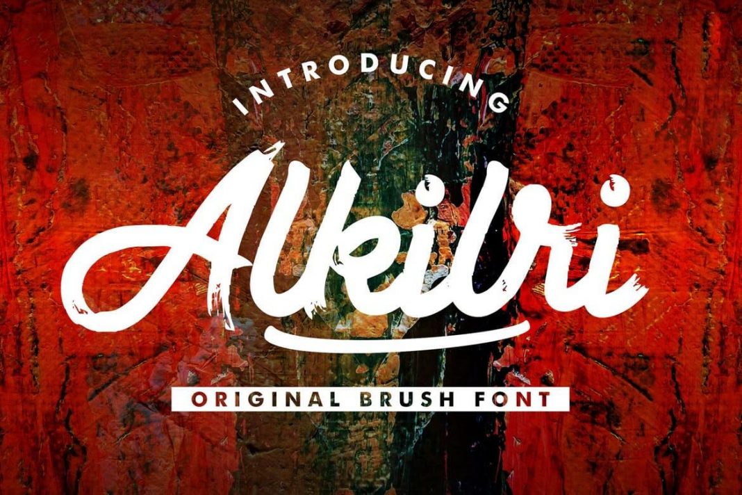 Alkilri Brush Script Font