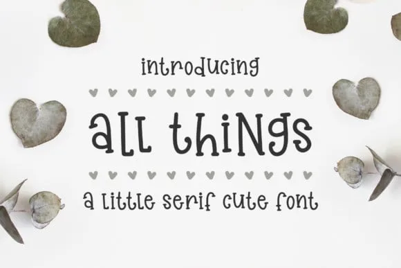 All Things Font