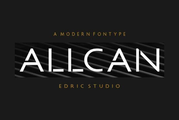 Allcan Font