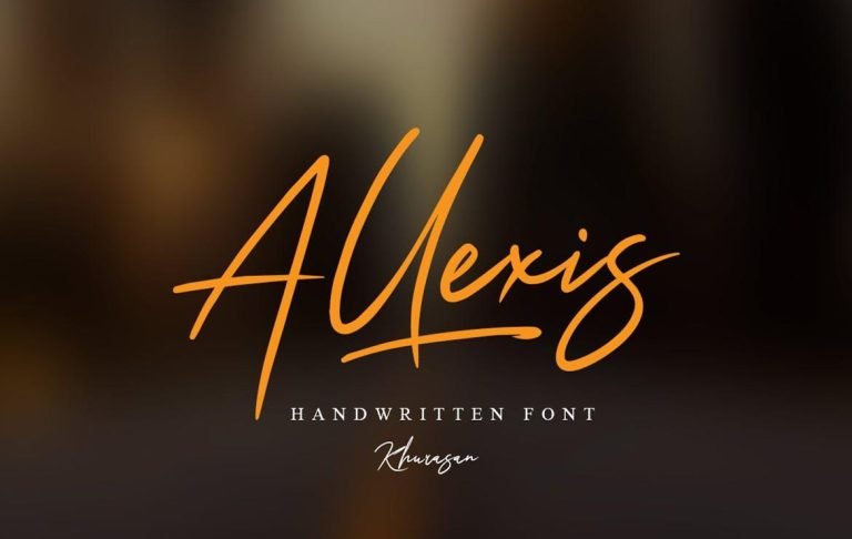 Allexis Signature Font Free Download