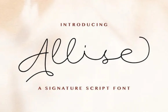 Allise Font