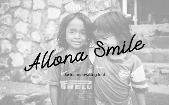Allona Smile Font