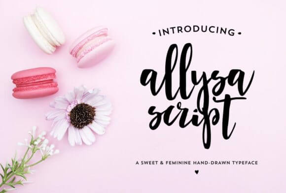 Allysa Script Font
