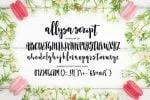 Allysa Script Font