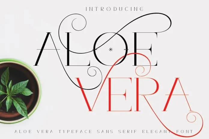 Aloe Vera font