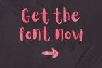 Aloja Extended Brush Font