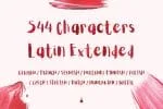 Aloja Extended Brush Font