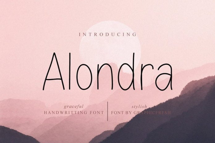Alondra - The Handwritting Sans