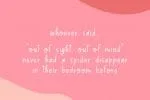 Alone Together Font