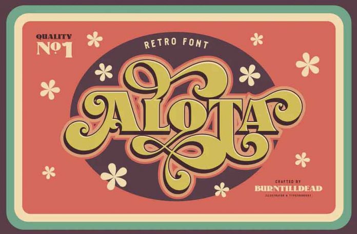 Alota - Retro Family - 2 Styles Font