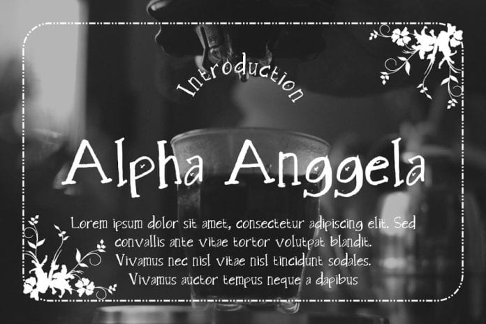 Alpha Anggela Font