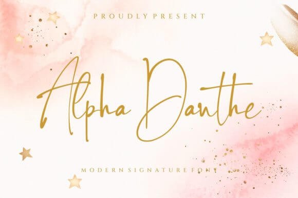Alpha Danthe Font