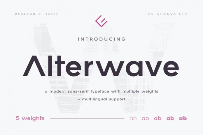 Alterwave - Font Family
