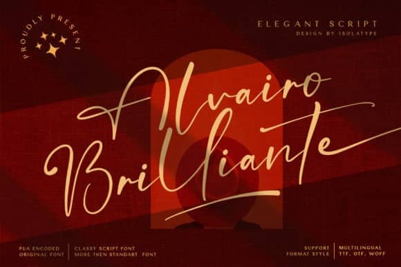 Alvairo Brilliante Font