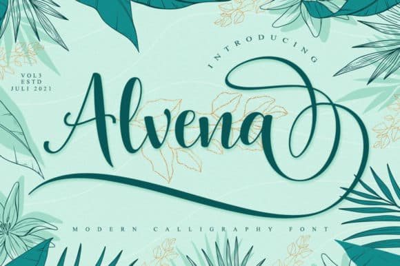 Alvena Script Font