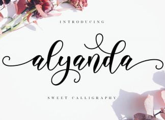 Alyanda Script Font