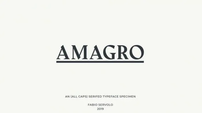 Amagro Serif Font