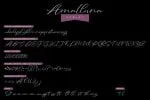 Amalluna Handwritting Script Font