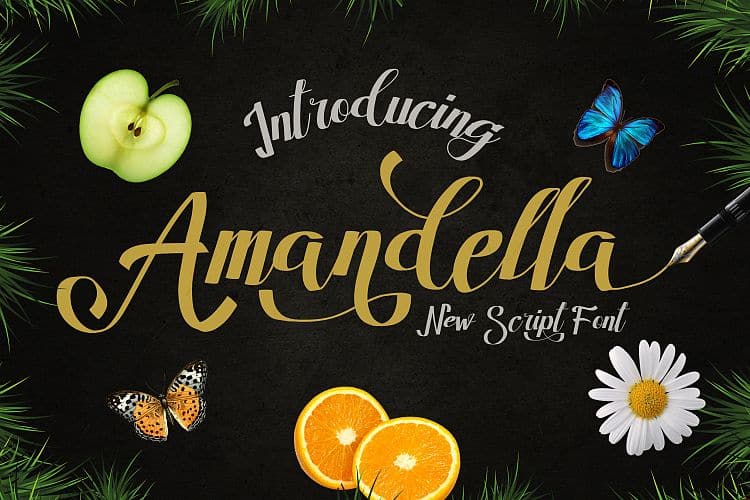 Amandella Script Font