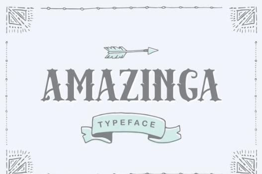 Amazinga typeface