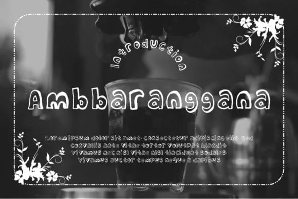 Ambbaranggana Font