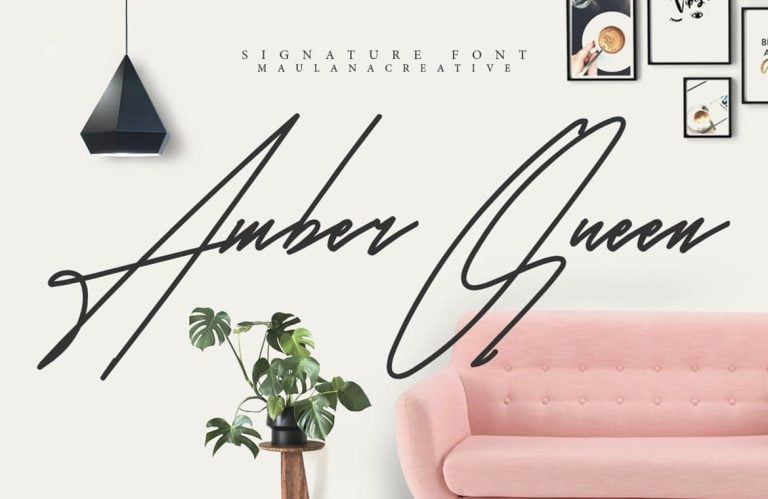 Amber Queen – Signature Font Free Download