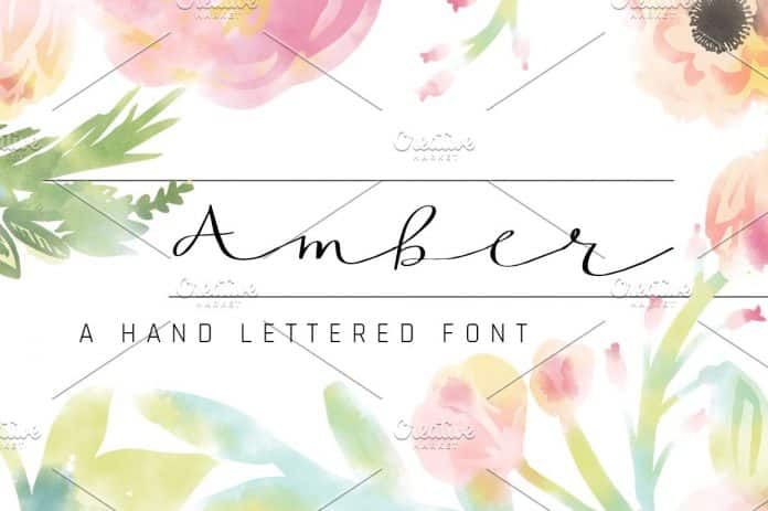 Amber Script Font