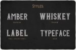 Amber Whiskey Font