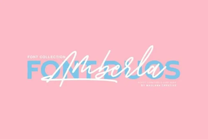 Amberla Script Sans Font