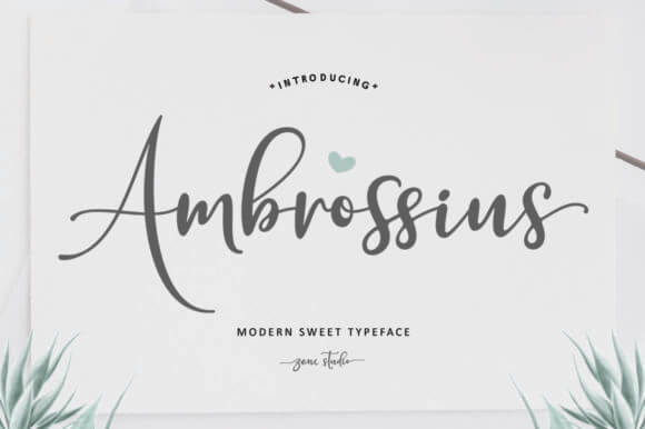 Ambrossius Script Font