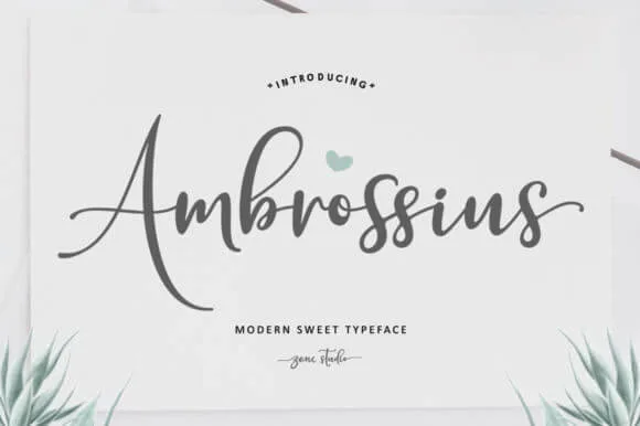 Ambrossius Script Font