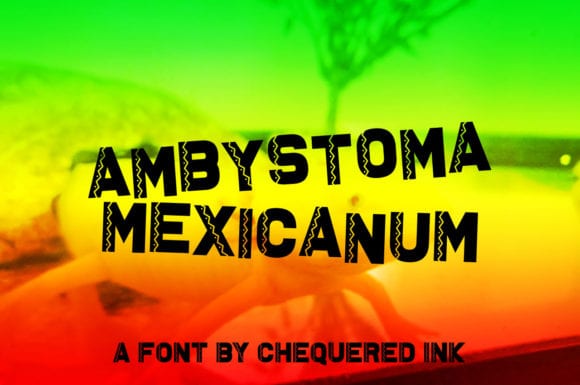 Ambystoma Mexicanum Font