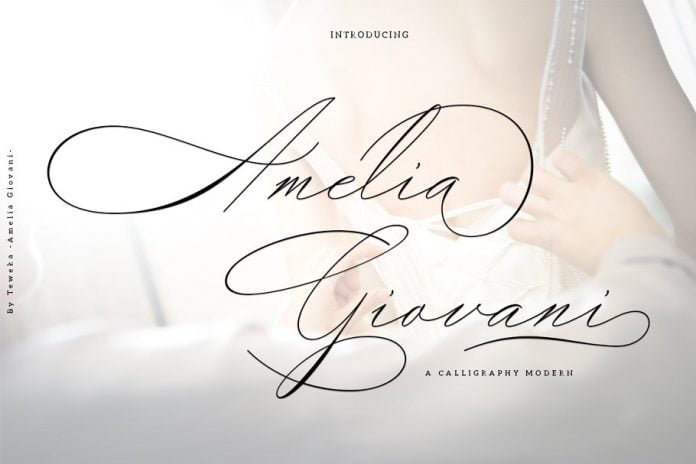 Amelia Giovani font