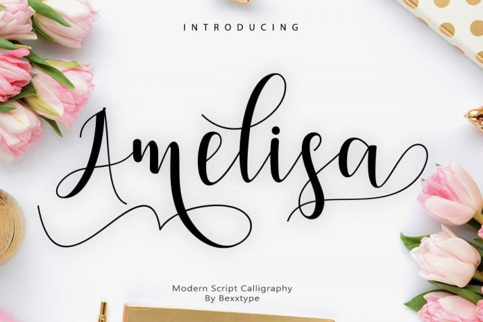 Amelisa Script Font