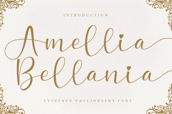 Amellia Bellania Font