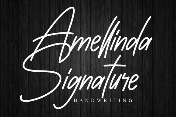 Amellinda Signaturere Font