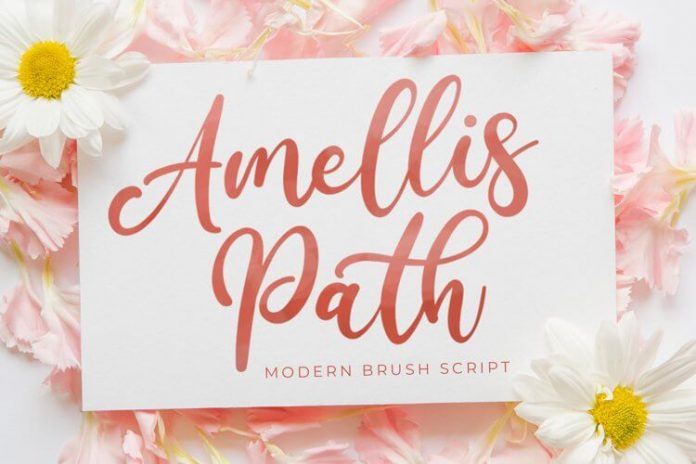 Amellis Path - Brush Script Font