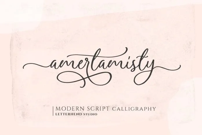 Amerta Misty Script