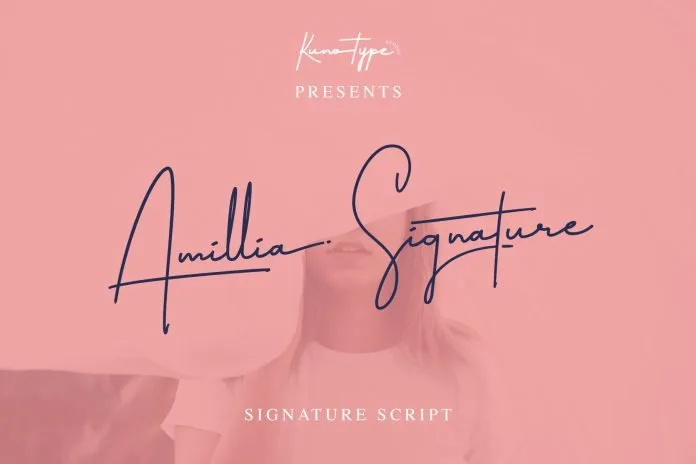 Amillia - Signature Script Font